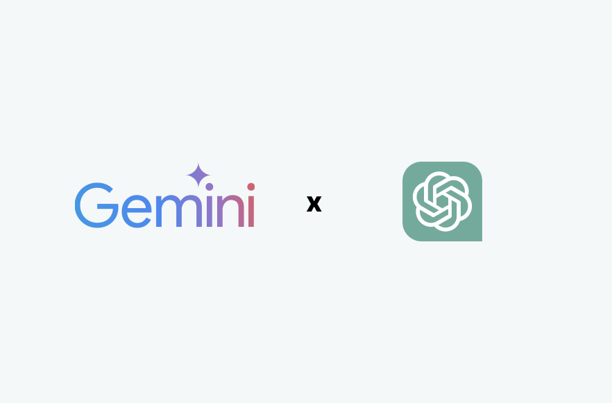 Gemini vs ChatGPT banner - Rankingz blog